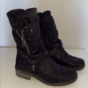 Women's Sawyer Moto Boots Size 9